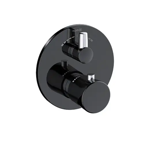 KLUDI BALANCE UP-THM Feinbau-Set, mit Absperr- und Umstellventil, m. Funktionseinheit für KLUDI SLIM.BOXX 88022, mattschw./chrom, 528108775, Artikel in Kategorie